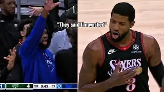 Paul George SHOCKED Joel Embiid After He Did This… 😳