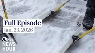 PBS News Hour full episode, Jan. 23, 2026