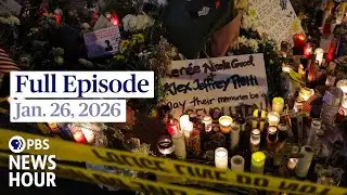 PBS News Hour full episode, Jan. 26, 2026