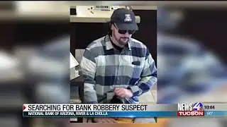 PCSD searching for bank robbery suspect