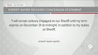 PCSD Sheriff Mark Napier releases concession statement