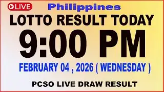 Pcso Lotto Result 9pm Draw February 04, 2026 | Pcso Live