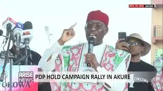 PDP HOLDS CAMPAIGN RALLY IN AKURE