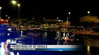 Pedestrian hit by vehicle Monday night