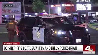 Pedestrian killed after being struck by OCSD vehicle