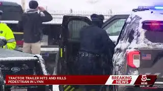 Pedestrian killed by tractor-trailer in Lynn during snowstorm