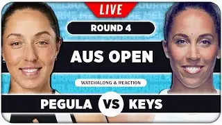 PEGULA vs KEYS • Australian Open 2026 • LIVE Tennis Watchalong