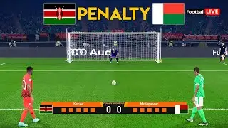 PENALTY : KENYA vs MADAGASCAR - AFRICAN NATIONS CHAMPIONSHIP 1/4 Final | Simulation PES