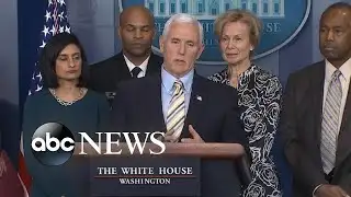 Pence gives update after coronavirus task force meeting