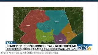 Pender County commissioners debate redistricting