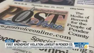 Pender Post drops county commissioners as individual defendants in lawsuit