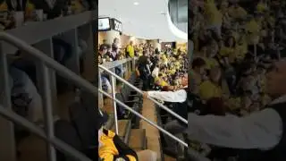 Penguins fan gets tazed at game 2 against Ottawa!
