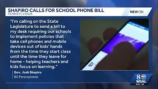 Pennsylvania governor calls for cell phone restrictions in schools