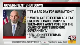 Pennsylvania lawmakers react to government shutdown