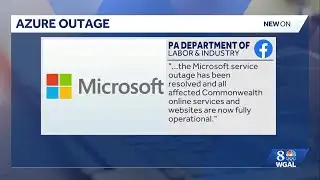 Pennsylvania online services restored after Microsoft outage
