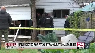 Peoria man indicted for fatal strangulation, stabbing