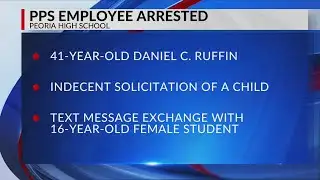 Peoria teacher arrested for inappropriate texting with student