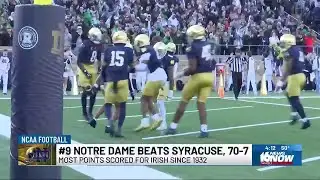 Perfect start sets tone in Notre Dame