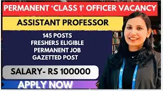 📌PERMANENT GOVT 145 POSTS 👉ASSISTANT PROFESSOR 🏛️APPSC TEACHING RECRUITMENT #job #latest #govtjob