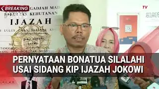 Pernyataan Bonatua Silalahi usai Sidang KIP Ijazah Jokowi