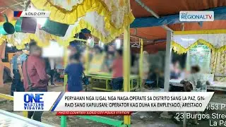 Peryahan sa distrito sang La Paz, gin-raid sang kapulisan | One Western Visayas