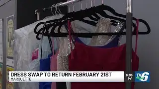 Peter White Public Library Prom Dress swap accepting donations