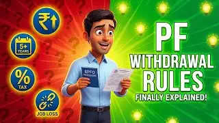 PF Withdrawal Rules 😱 You MUST Know Before Applying 🤯🚨