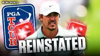 PGA TOUR reinstates Brooks Koepka through 