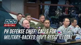 PH defense chief: Calls for military-backed gov