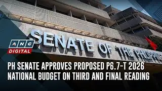 PH Senate approves proposed P6.7-T 2026 national budget on third and final reading