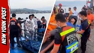 Philippine Ferry Capsizes Killing Over a Dozen, Hundreds Rescued