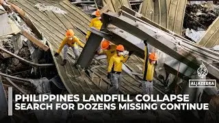 Philippines landfill collapse kills six as search for dozens missing enters third day