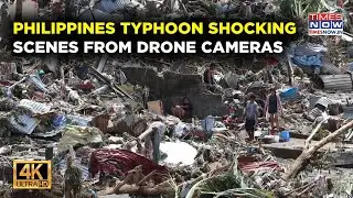 Philippines Typhoon Fung-Wong Shocking Devastation Scenes | Drone Videos | 4K | POV | Raw On Camera