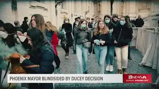 Phoenix mayor says she gets Ducey news via tweet