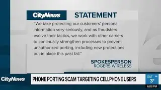 Phone porting scam targeting cellphone users