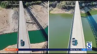 Photos show how storms dramatically filled California reservoirs