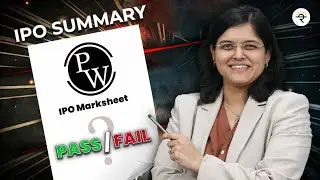 PhysicsWallah Ltd. IPO | Top 5 things you must know | CA Rachana Ranade