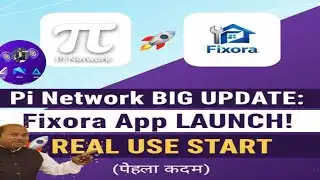Pi Network Big Update: Fixora App Launch! 🚀 Pi Coin Real World Use Start (Hindi)