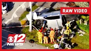 Pickup collides with Brightline train in Hallandale Beach, driver hospitalized