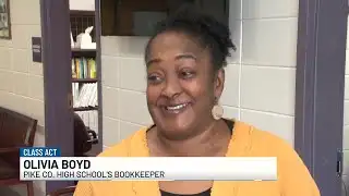 Pike County High School bookkeeper recognized for decades of service