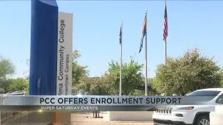 Pima Community College helping students sign up for spring classes
