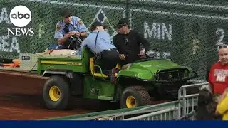 Pirates fan speaks out after falling from bleachers