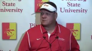 Pitt State Football Press Conference   vs  UCM