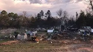 Pittsburg County Firefighters battling huge wildfire