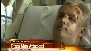 Pizza delivery man beaten on the job