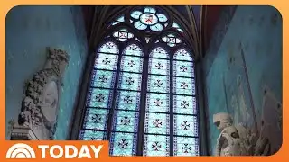 Plan to replace stained glass at Notre Dame met with petition