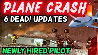 PLANE CRASHES Seconds After Takeoff in Blizzard — Jet Flips, All 6 Dead
