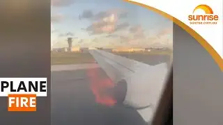Plane goes up in flames | Sunrise