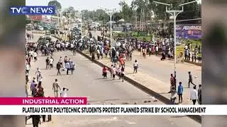 Plateau State Polytechnic Students Protest Planned Strike By School Management