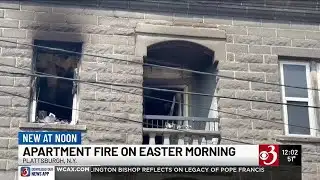 Plattsburgh apartment fire not suspicious, authorities say